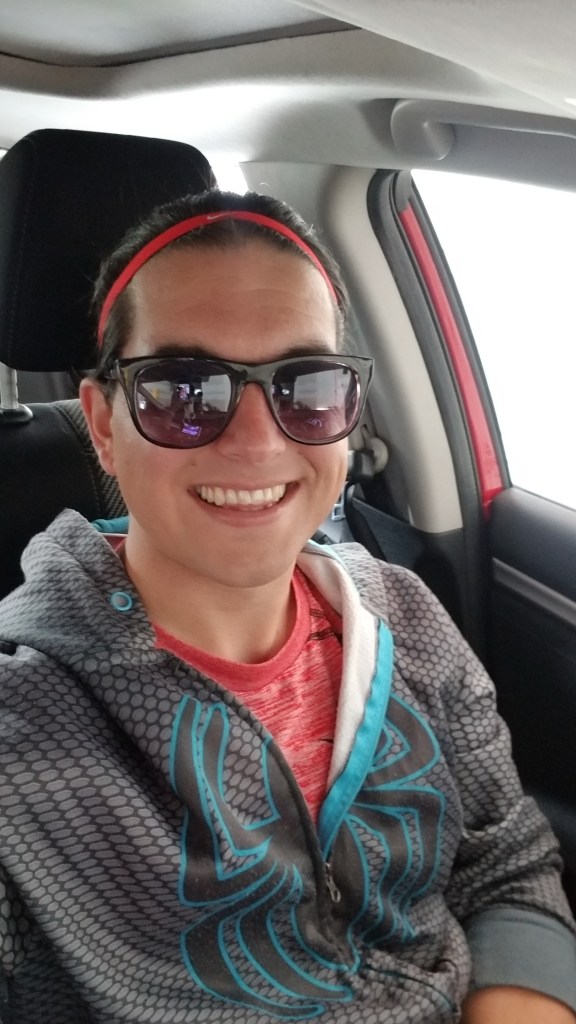 Transwoman Tori sitting in a car trying to find her bliss. (courtesy photo)